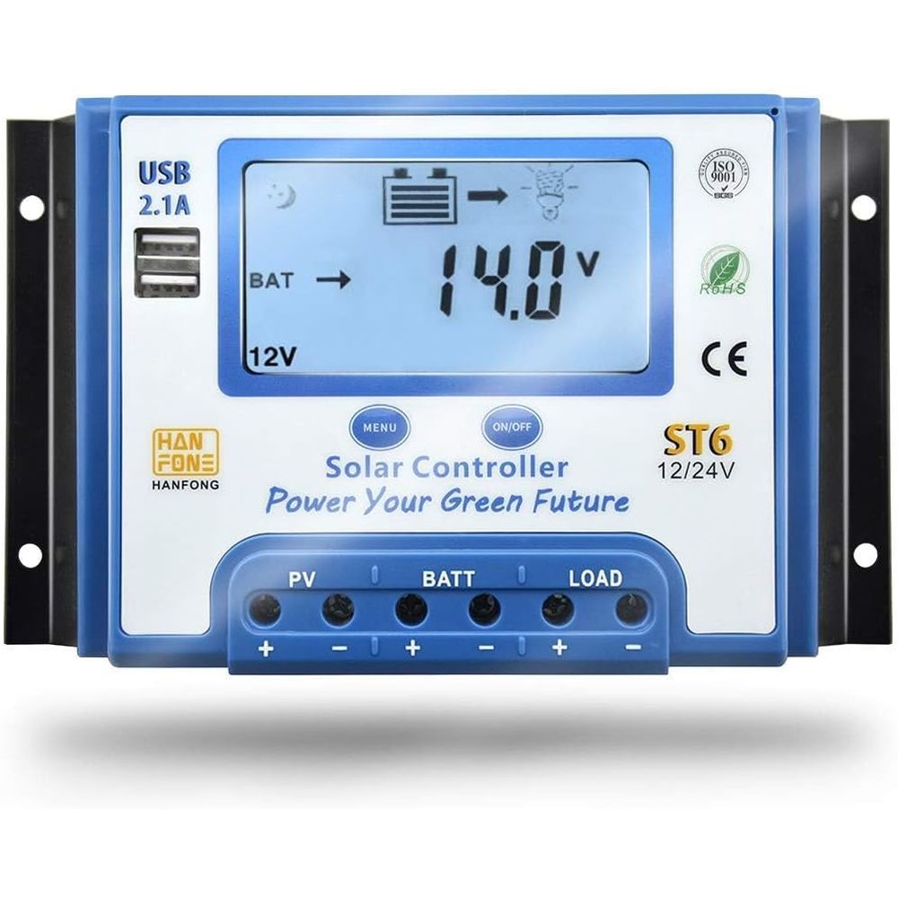 60A Solar Charge Controller 12 - Solar Panel recensie en prijs