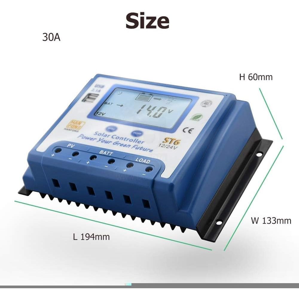 60A Solar Charge Controller 12 - Solar Panel recensie en prijs