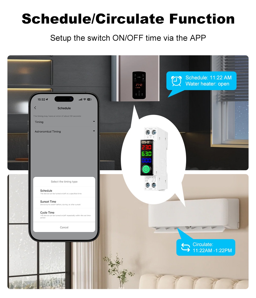 Manhot WiFi-stroomonderbreker  - Energy Monitor Meter recensie en prijs