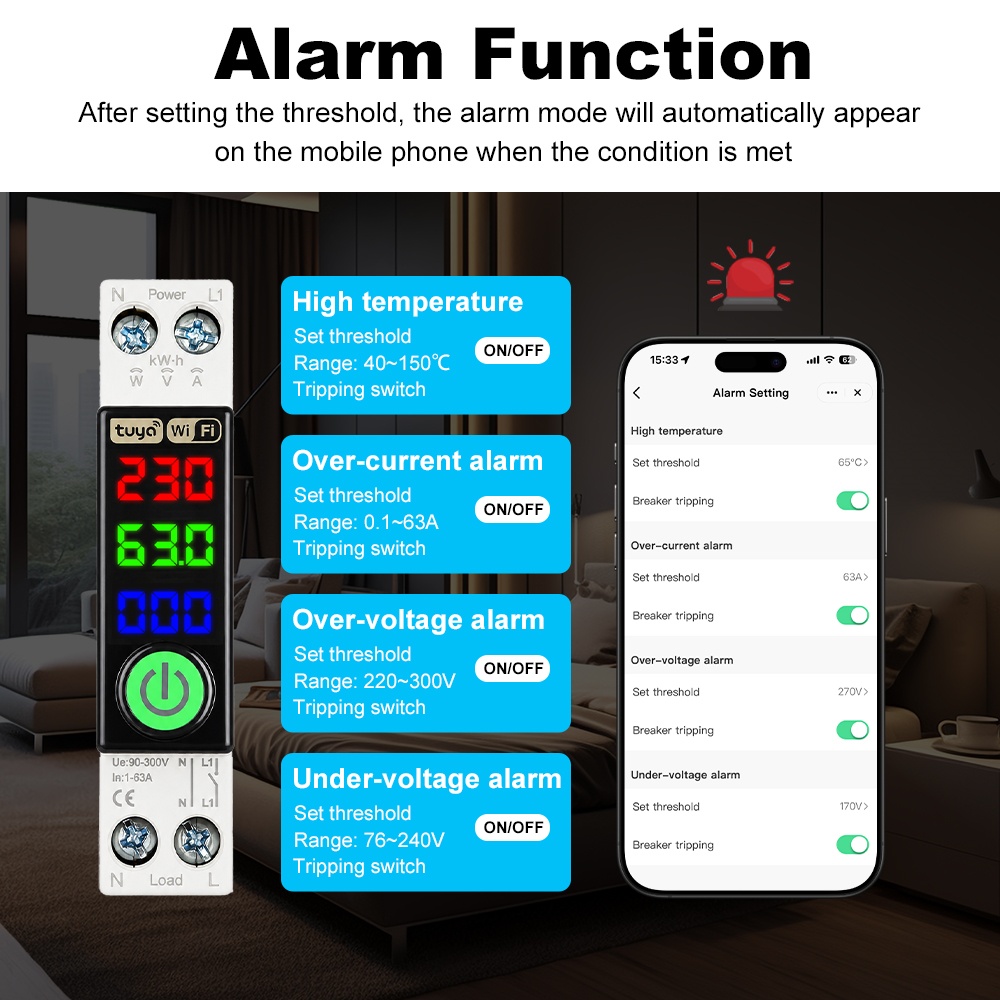 Manhot WiFi-stroomonderbreker  - Energy Monitor Meter recensie en prijs