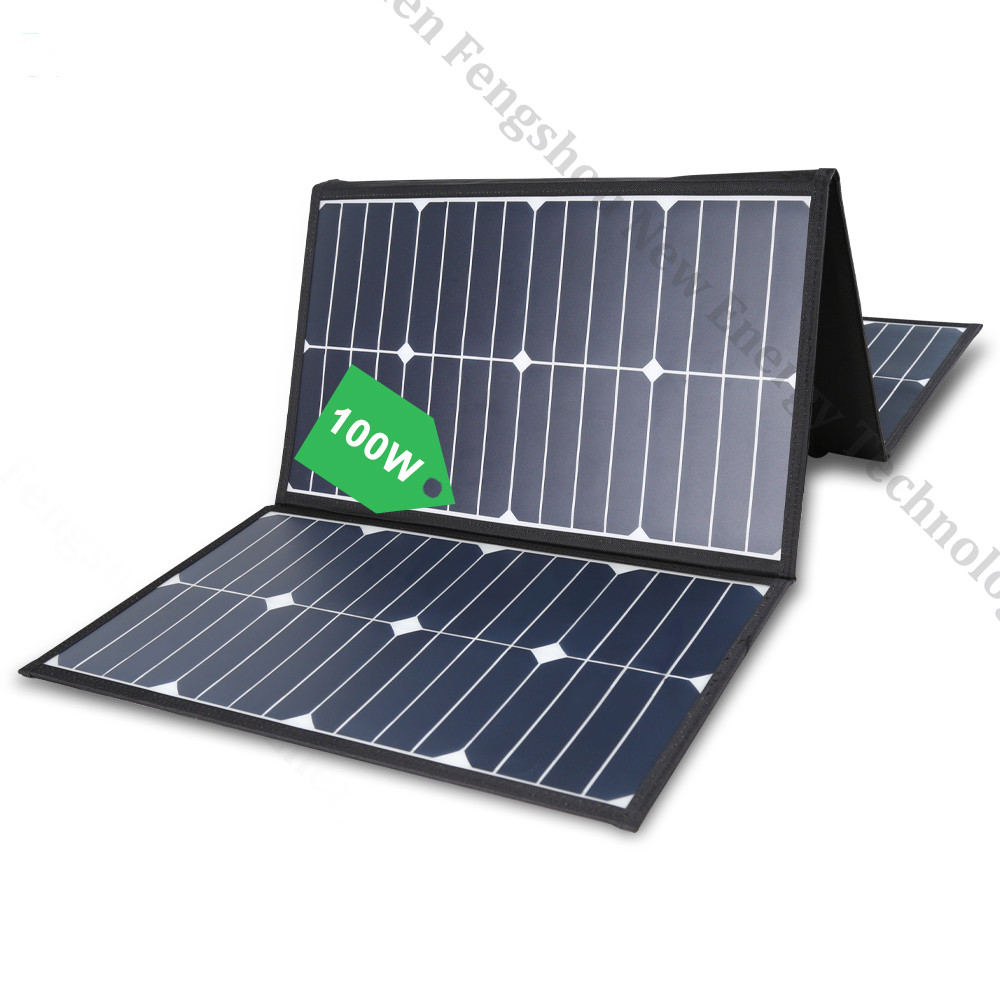 Draagbare 100 Watt opvouwbare  - Solar Panel recensie en prijs