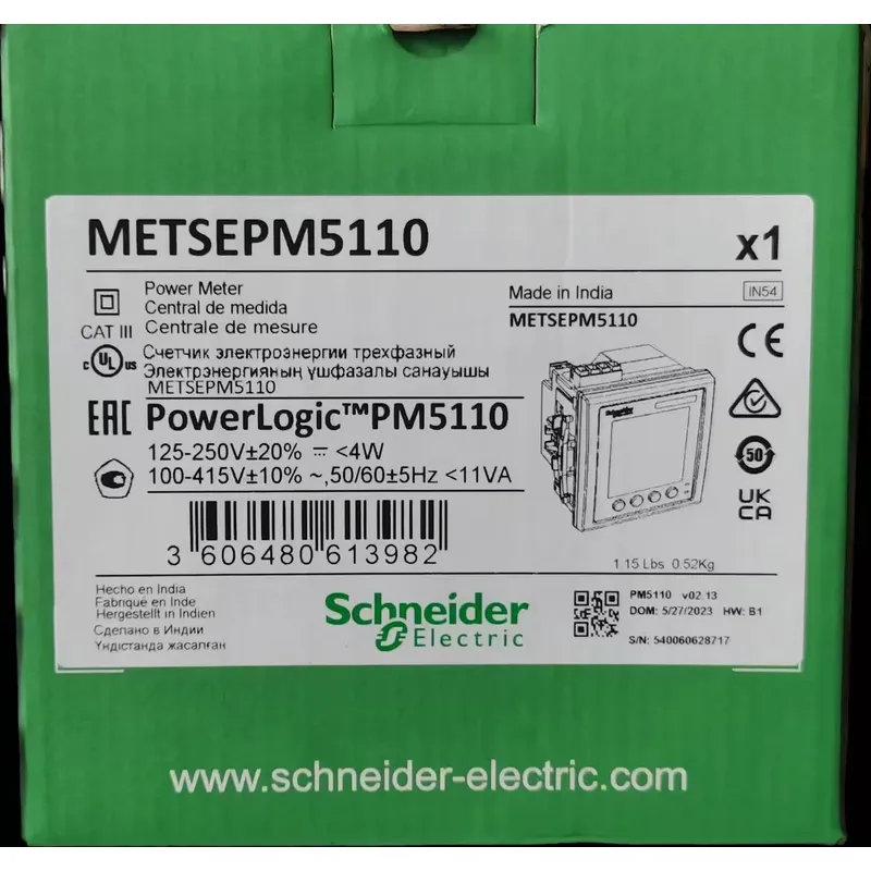 voor METSEPM5110 5320 5330 Dri - Energy Monitor Meter recensie en prijs