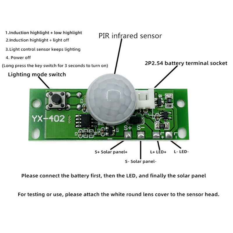 ● DIY-kits: zonne-nachtlampje, - Lithium Battery 12V recensie en prijs